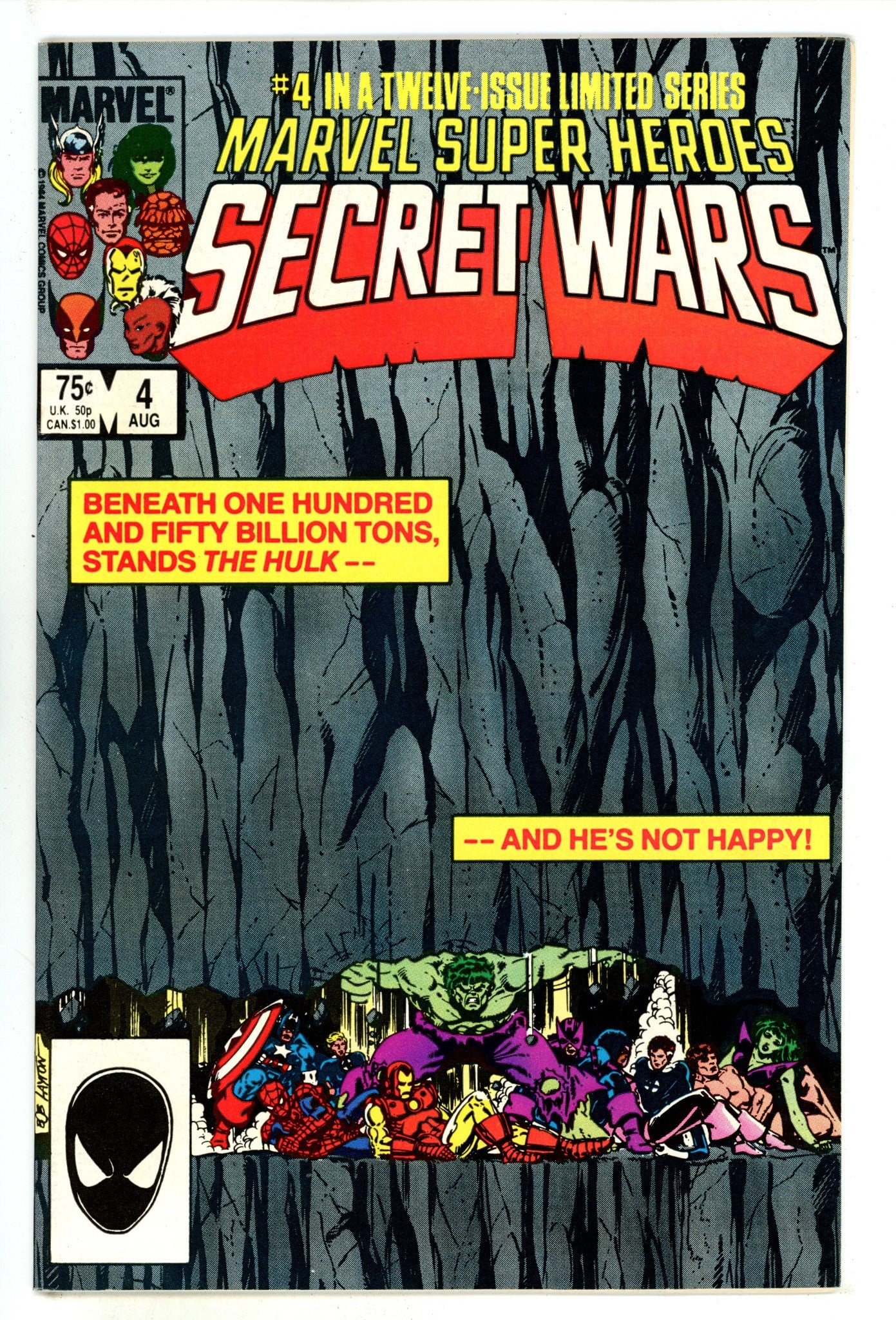 Marvel Super-Heroes Secret Wars 4 VF/NM (9.0) (1984) 