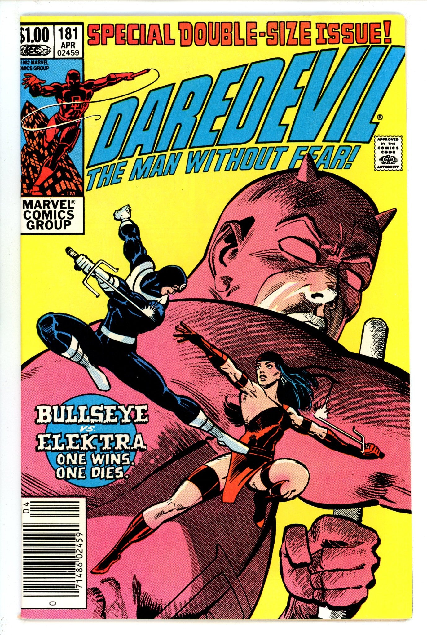 Daredevil Vol 1 181 VF (8.0) (1982) Newsstand 