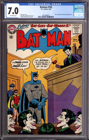 Batman Vol 1 163 CGC 7.0 (FN/VF) (1964)