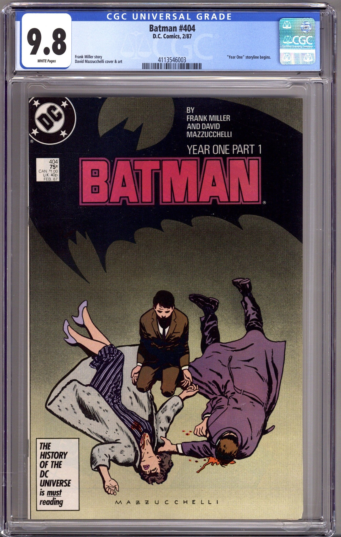 Batman Vol 1 404 CGC 9.8 (NM/M) (1987) 
