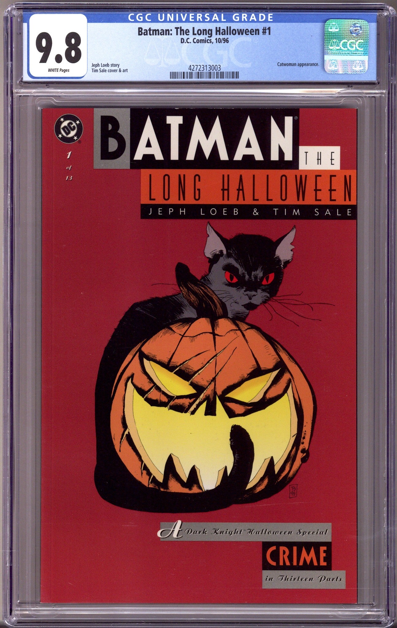 Batman: The Long Halloween 1 CGC 9.8 (NM/M) (1996) 