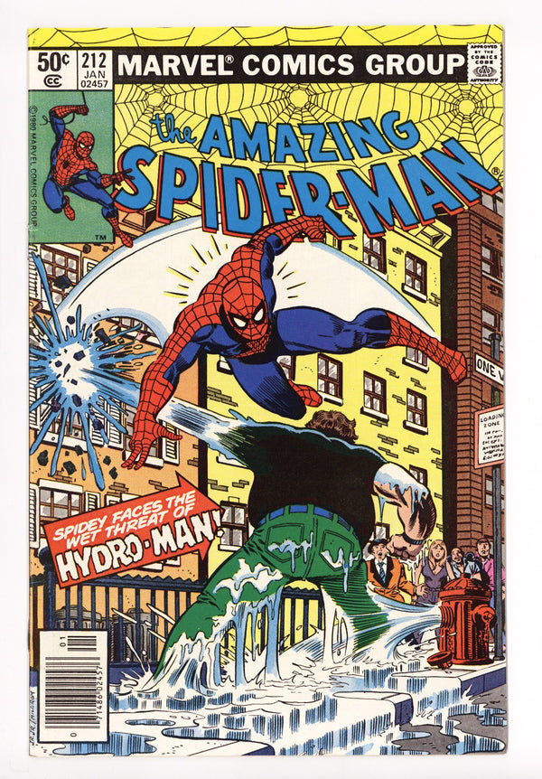 The Amazing Spider-Man Vol 1 212 VF/NM (9.0) (1981) Newsstand