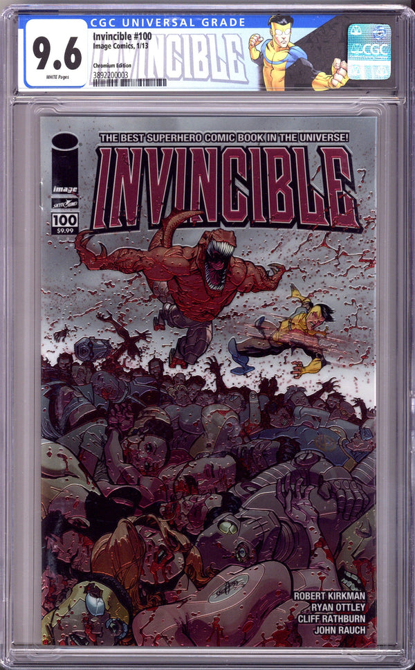 Invincible 100 CGC 9.6 (NM+) (2013) Ottley Chromium Variant