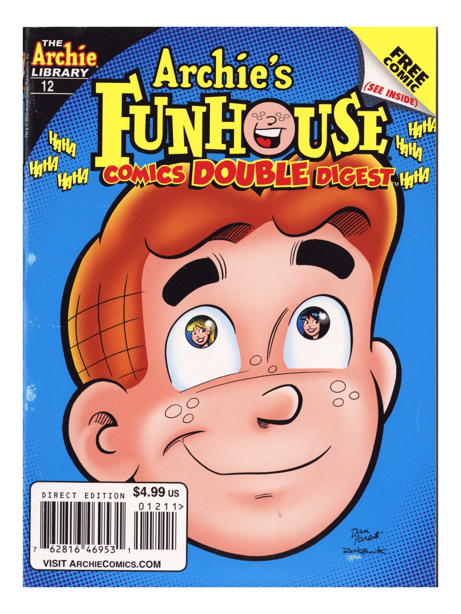 Archie's Funhouse Double Digest 12 Mid Grade (2015) 