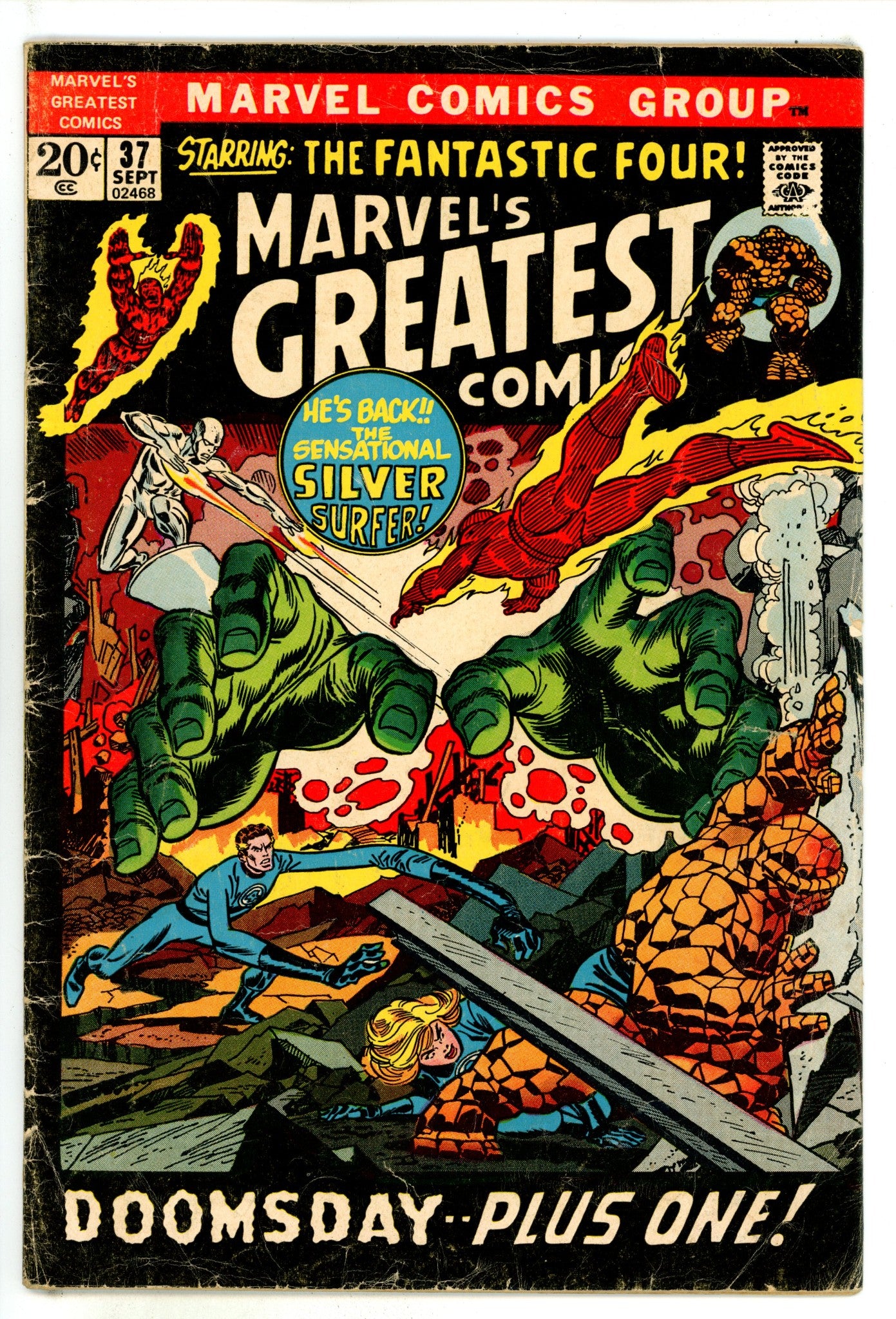 Marvel's Greatest Comics 37 GD/VG (3.0) (1972) 