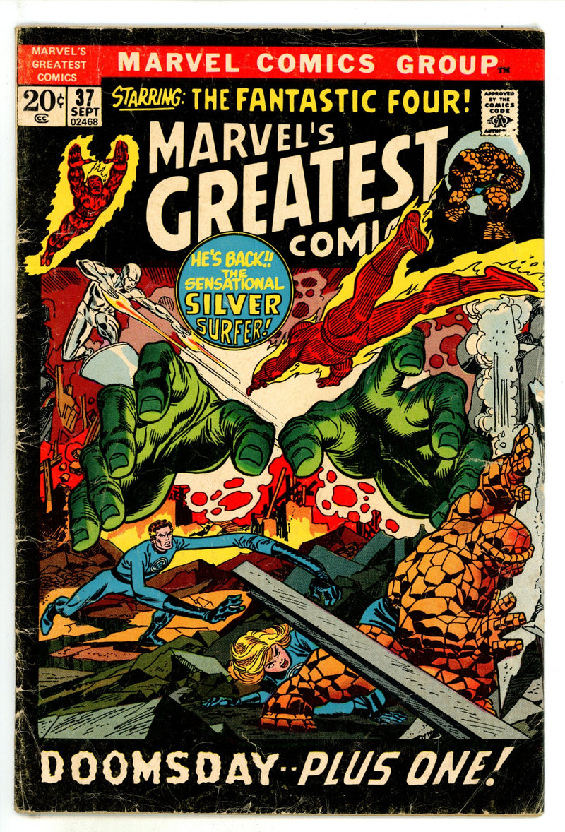 Marvel's Greatest Comics 37 GD/VG (3.0) (1972) 
