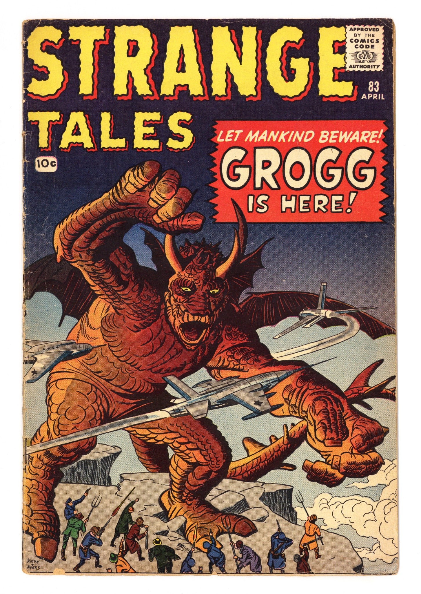 Strange Tales Vol 1 83 VG (4.0) (1961)