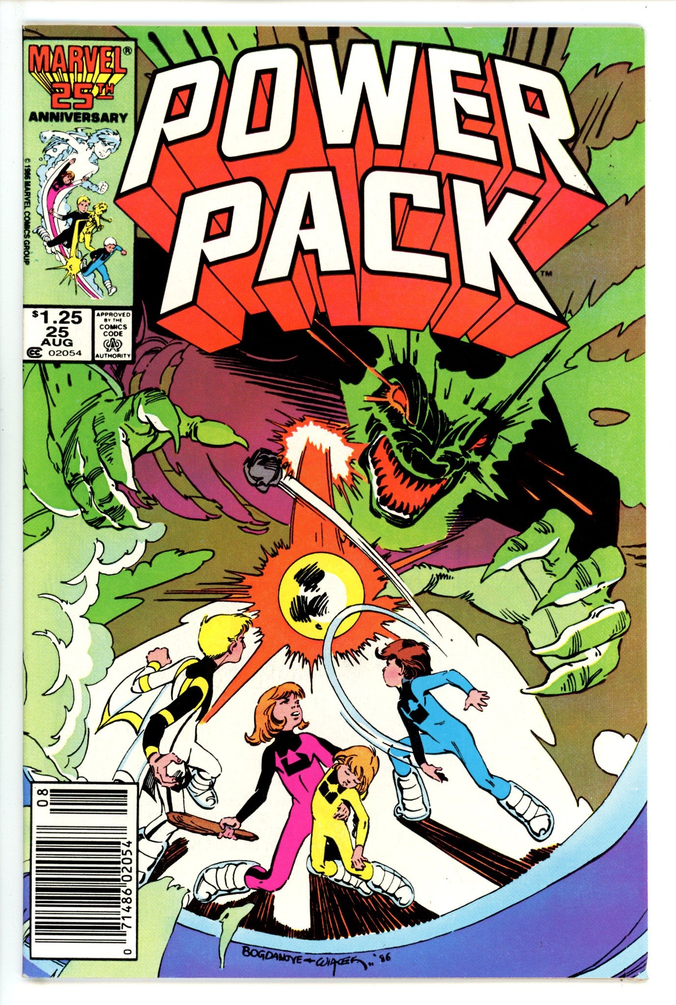 Power Pack Vol 1 25 Newsstand VF+ (1986)