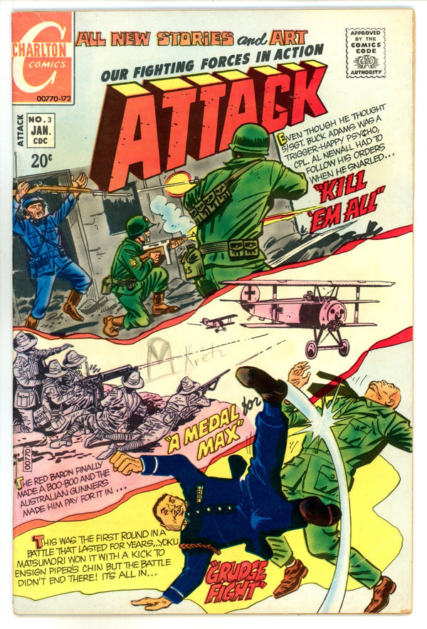 Attack 3 VG/FN (5.0) (1972)