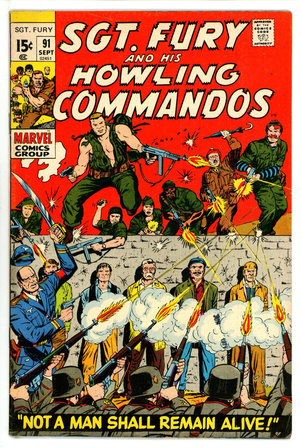 Sgt. Fury 91 FN- (5.5) (1971)