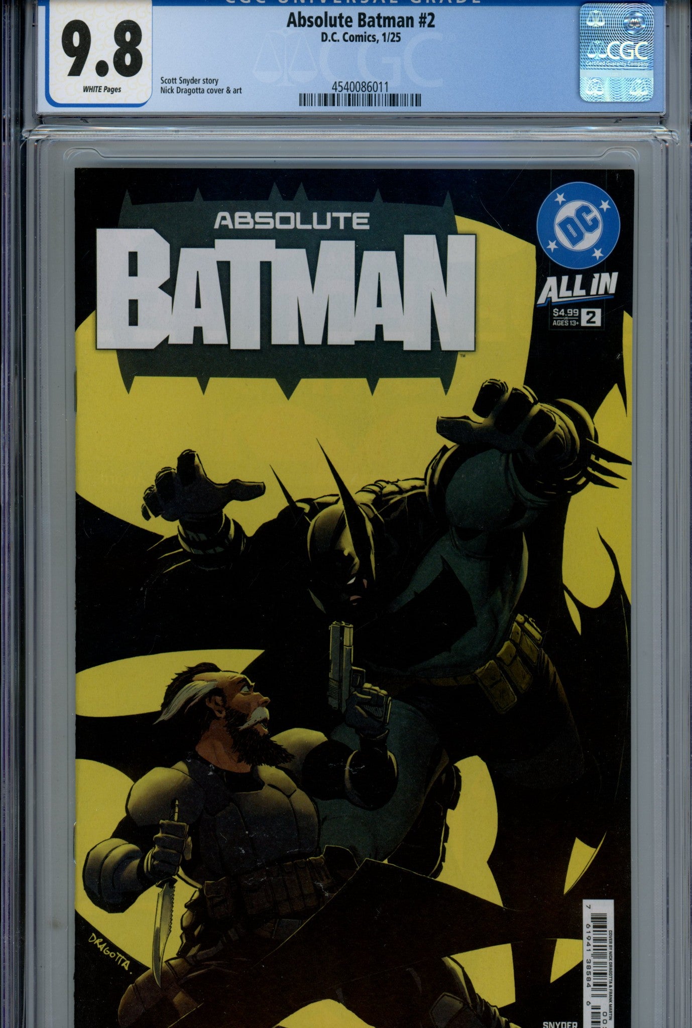 Absolute Batman 2 CGC 9.8 (NM/M) (2025) 