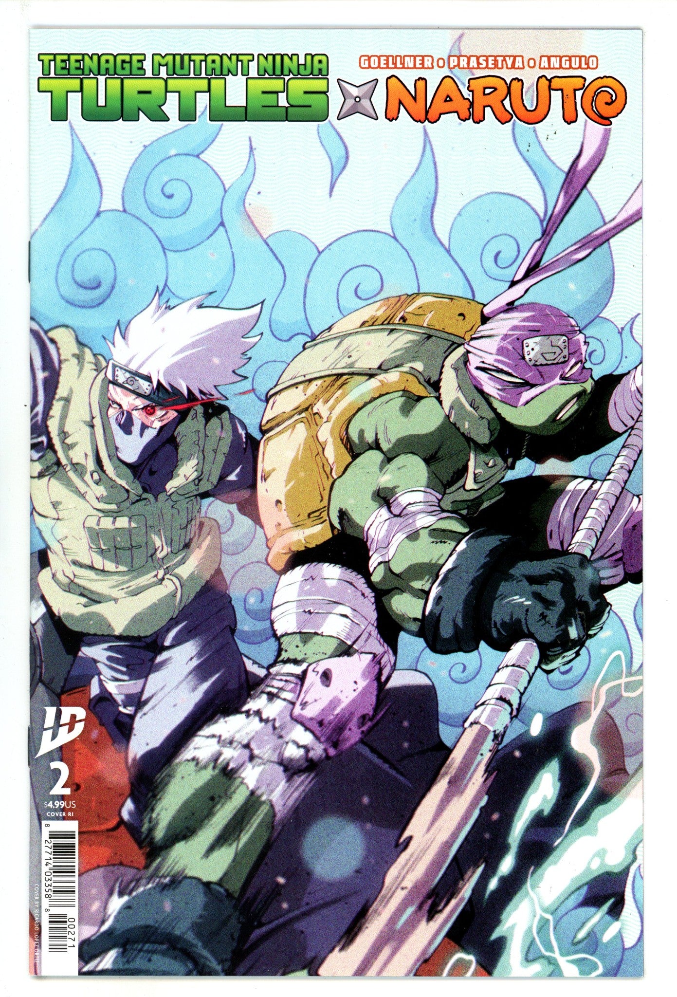 Teenage Mutant Ninja Turtles X Naruto 2 NM- (9.2) (2025) Ortiz Incentive Variant 