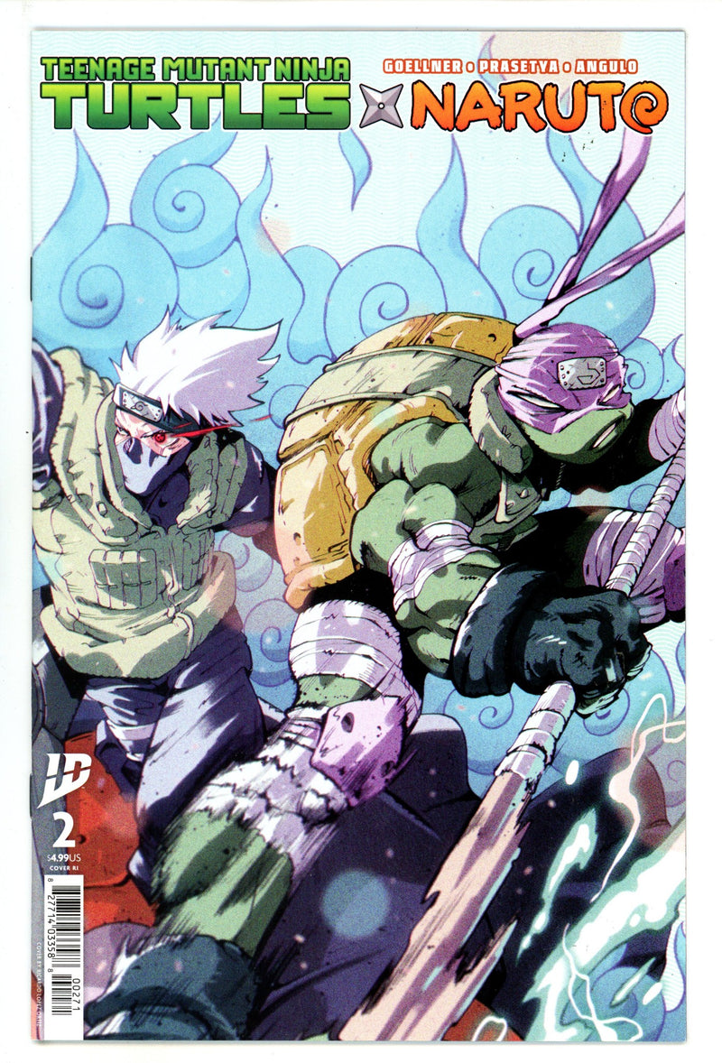 Teenage Mutant Ninja Turtles X Naruto 2 NM- (9.2) (2025) Ortiz Incentive Variant 