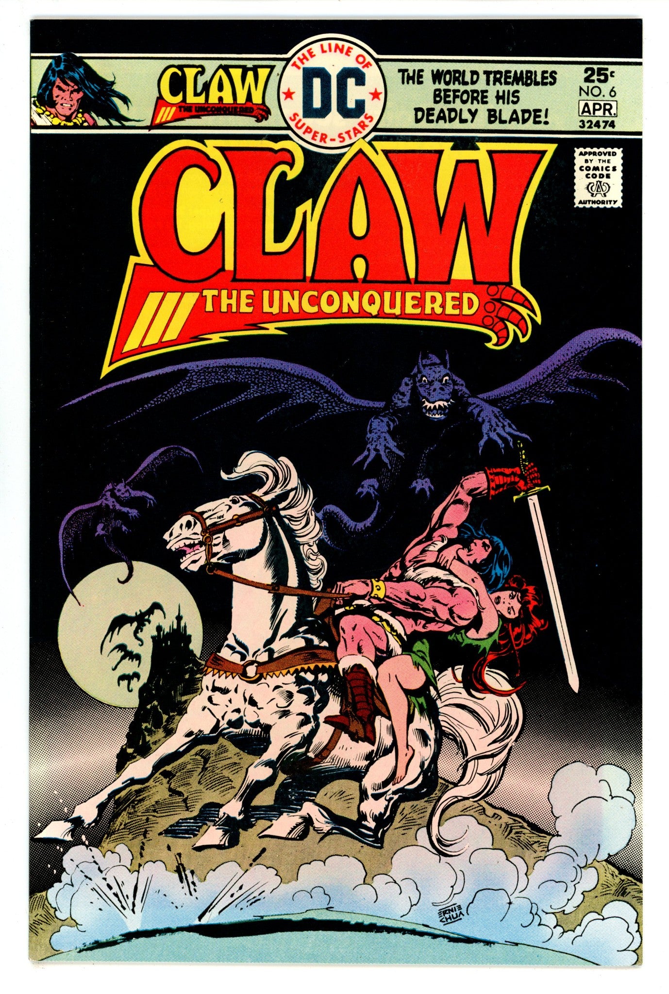 Claw the Unconquered 6 VF+ (8.5) (1976) 