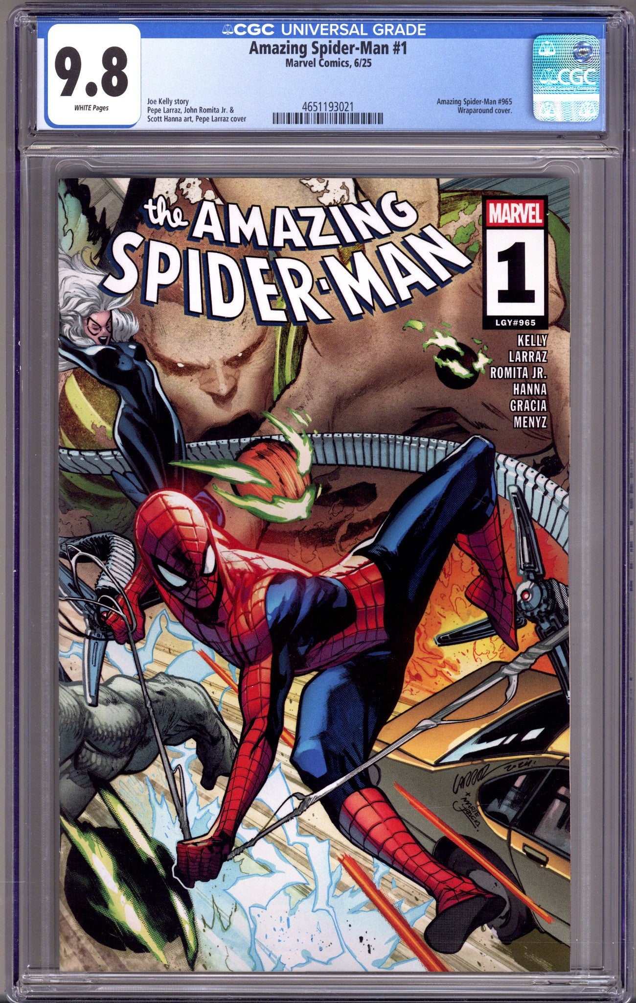 Amazing Spider-Man Vol 7 1 (965) CGC 9.8 (NM/M) (2025) 