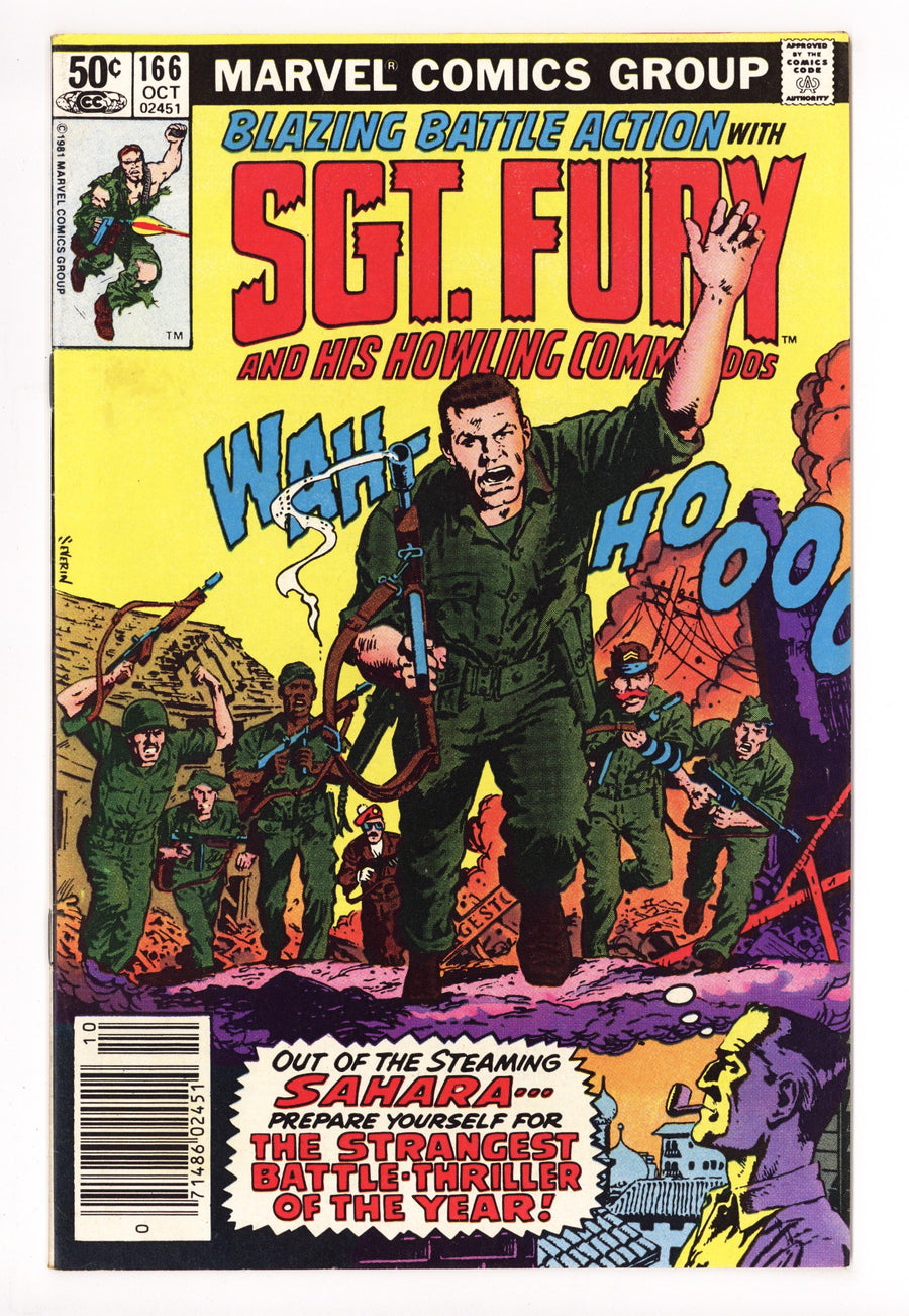 Sgt. Fury and His Howling Commandos 166 Mid Grade (1981) Newsstand 
