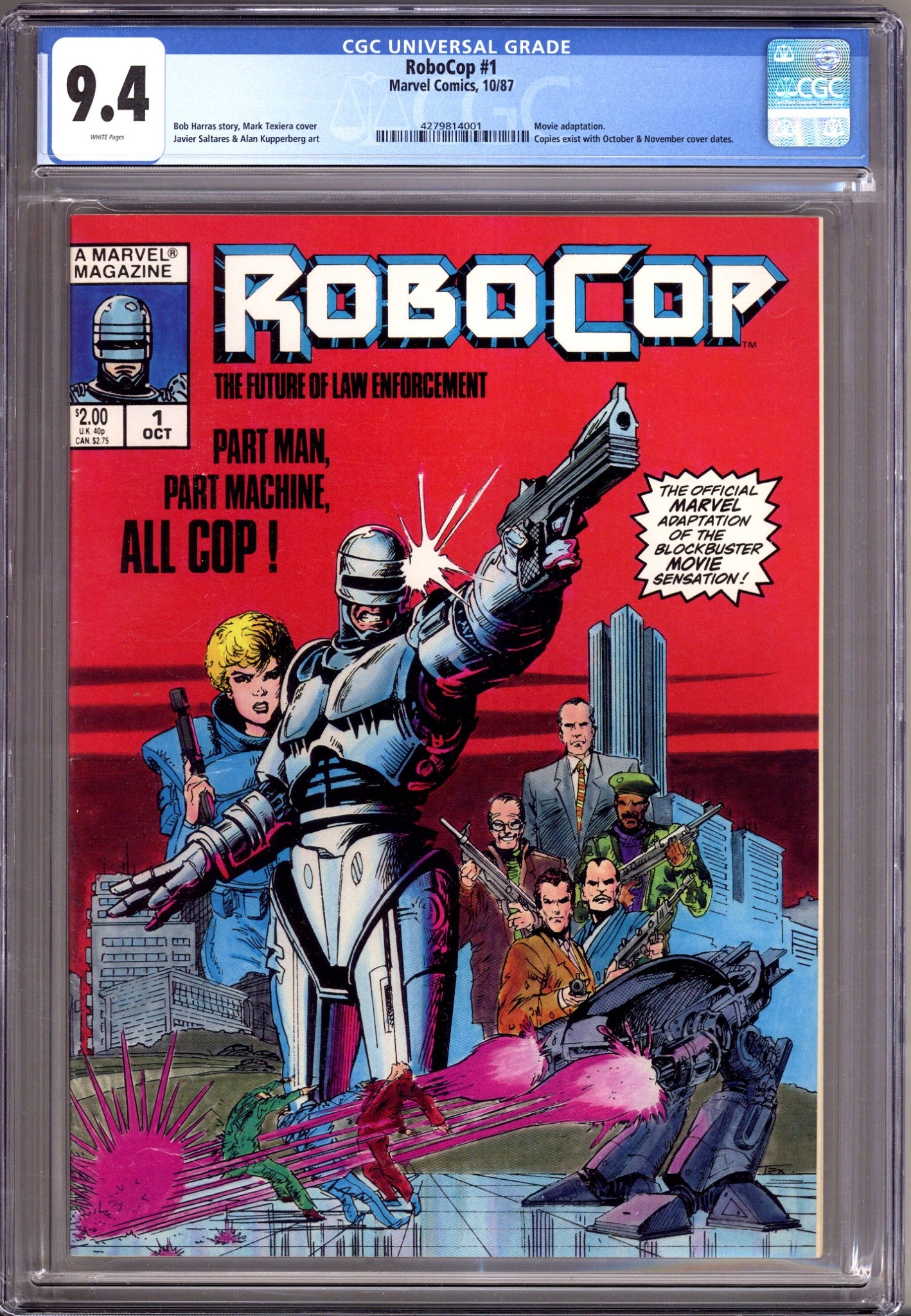 RoboCop   1 CGC 9.4 (NM)   (1987)        
