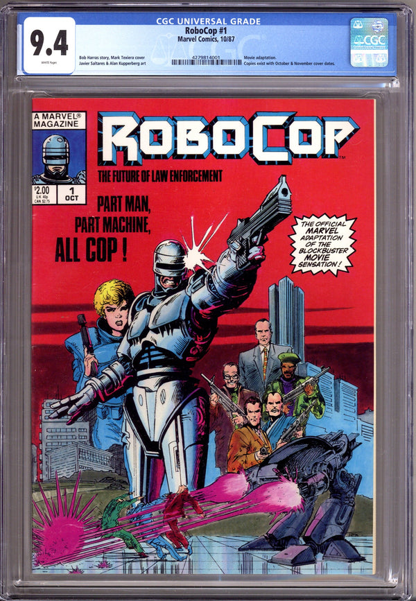 RoboCop 1 CGC 9.4 (NM) (1987)