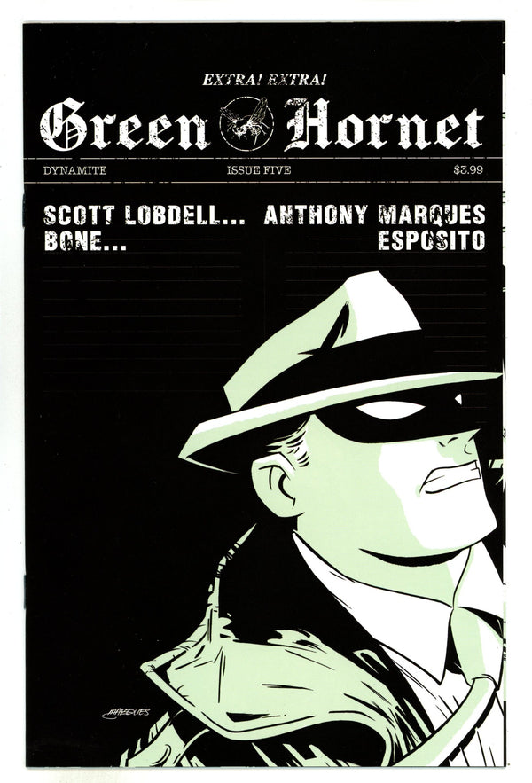 Green Hornet Vol 4 5 High Grade (2021) Marques Variant