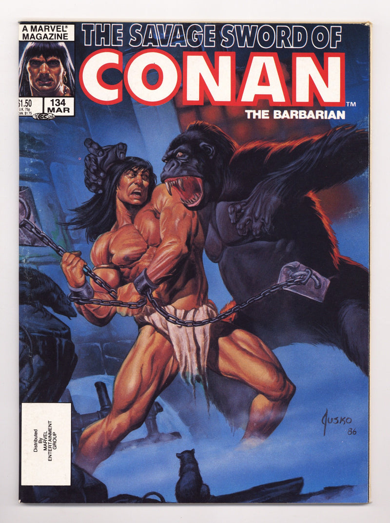 The Savage Sword of Conan Vol 1 134 Mid Grade (1987) 