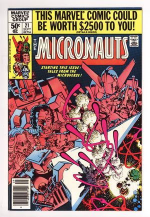 Micronauts Vol 1 21 Mid Grade (1980) Newsstand