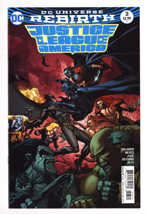 Justice League of America Vol 5 3 High Grade (2017) Mahnke Variant