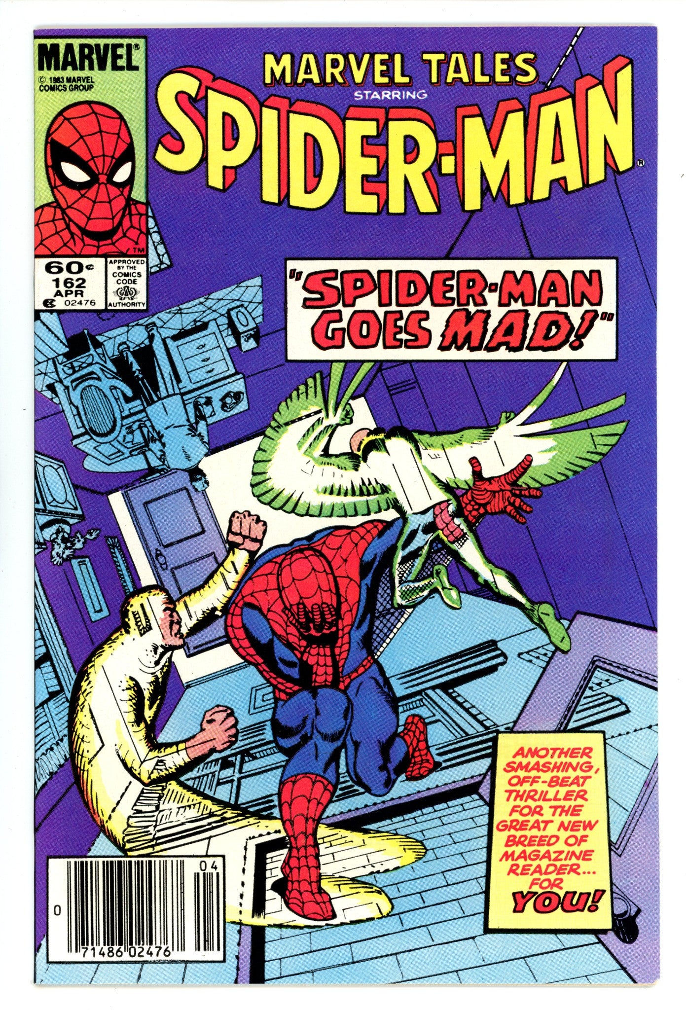 Marvel Tales Vol 2 162 NM- (9.2) (1984) Newsstand 