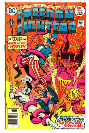 Freedom Fighters Vol 1 6  NM- (9.2)  (1977)   