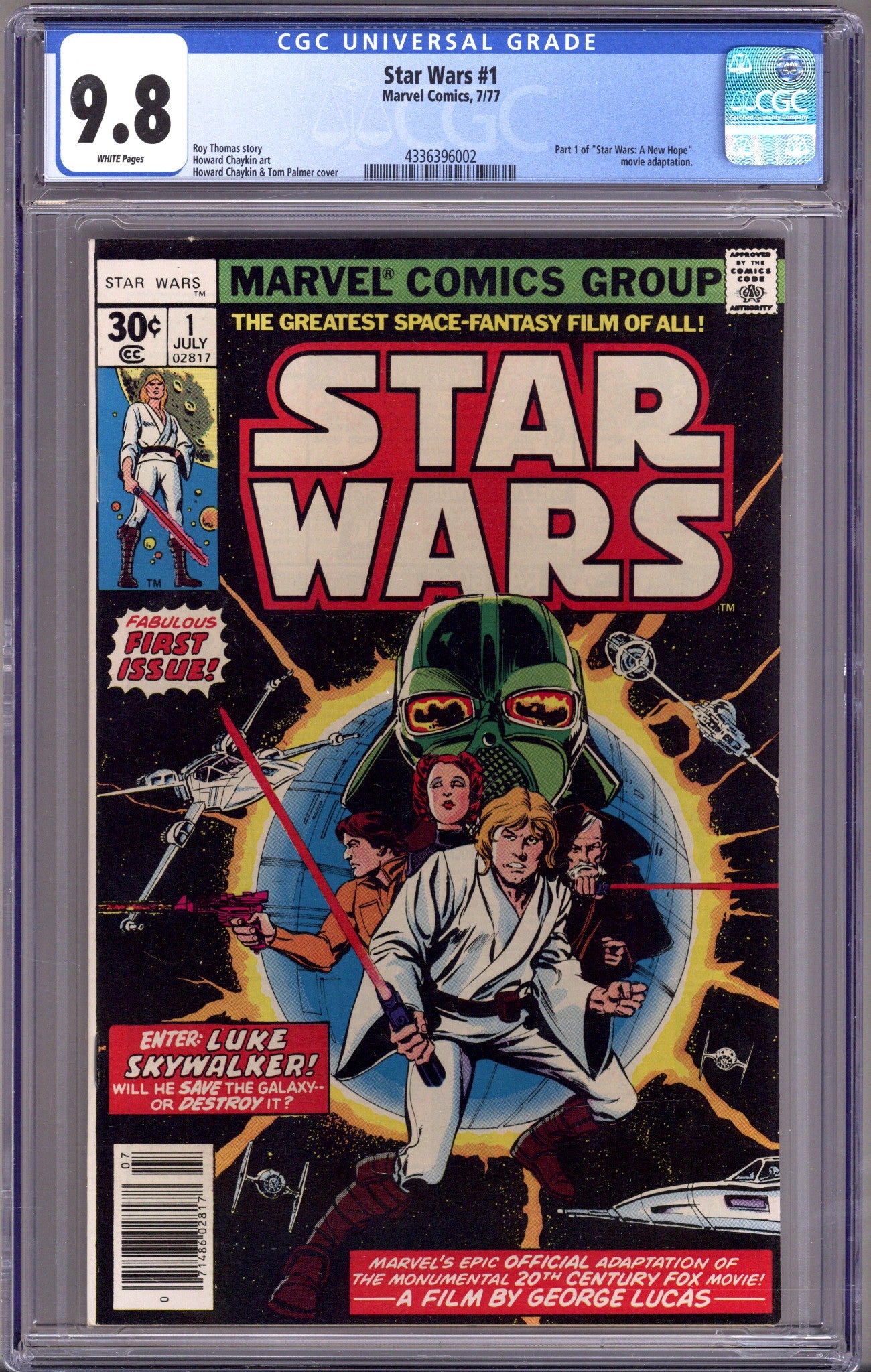 Star Wars Vol 1 1 CGC 9.8 (NM/M) (1977) 