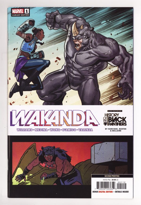 Wakanda   1  High Grade   (2022)     2nd Print
