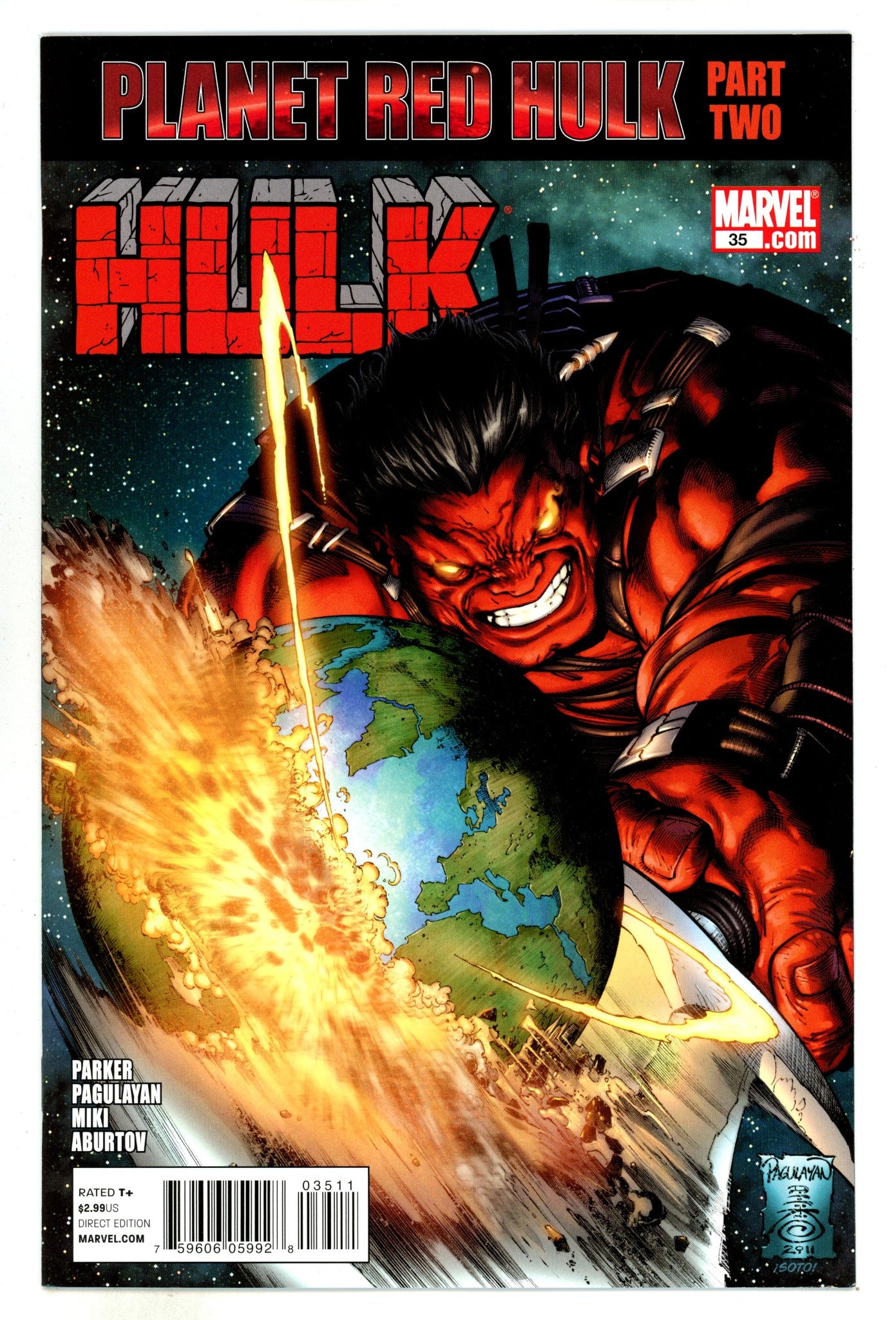 Hulk Vol 1 35 High Grade (2011) 