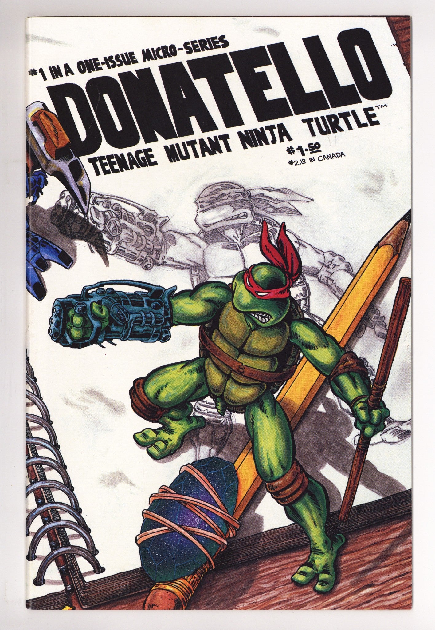 Donatello, Teenage Mutant Ninja Turtle 1 VF- (7.5) (1986) 