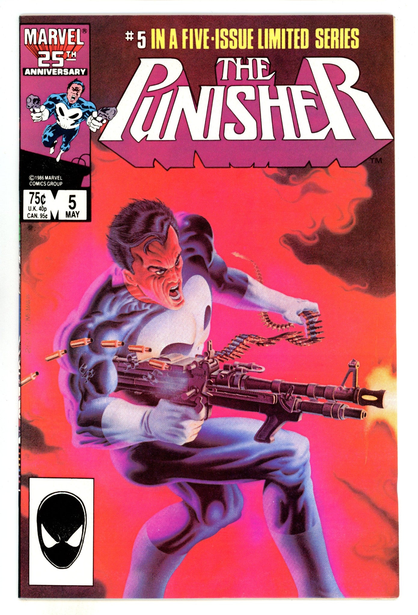 The Punisher Vol 1 5  VF (8.0)  (1986)  