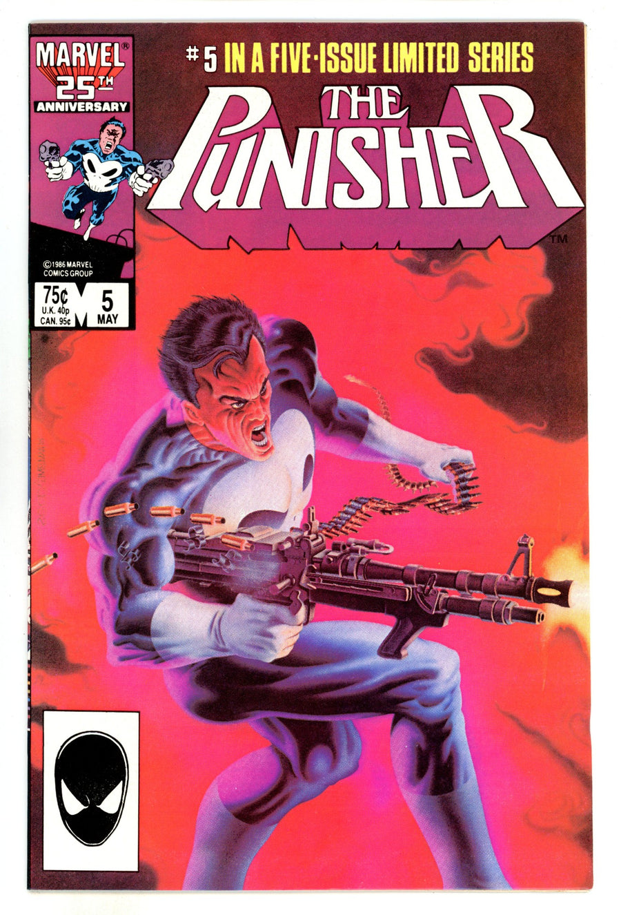 The Punisher Vol 1 5  VF (8.0)  (1986)  