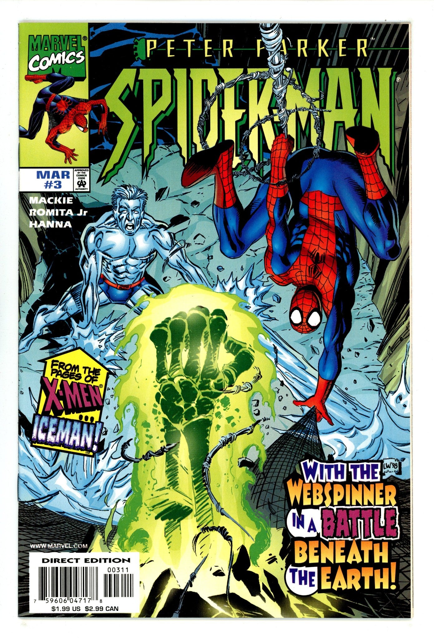 Peter Parker: Spider-Man   3  High Grade   (1999)        