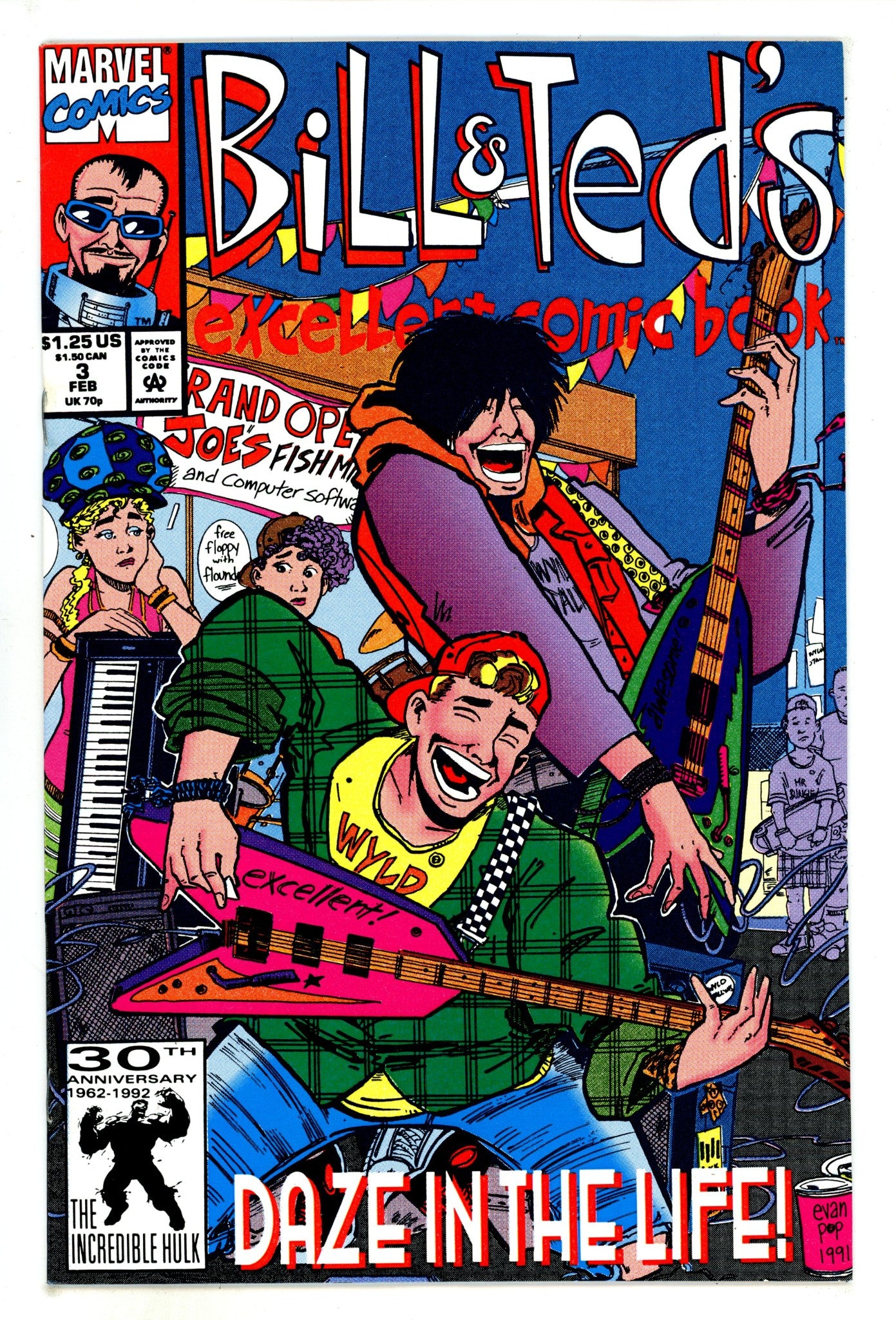 Bill & Ted's Excellent Comic Book 3 High Grade (1992) 