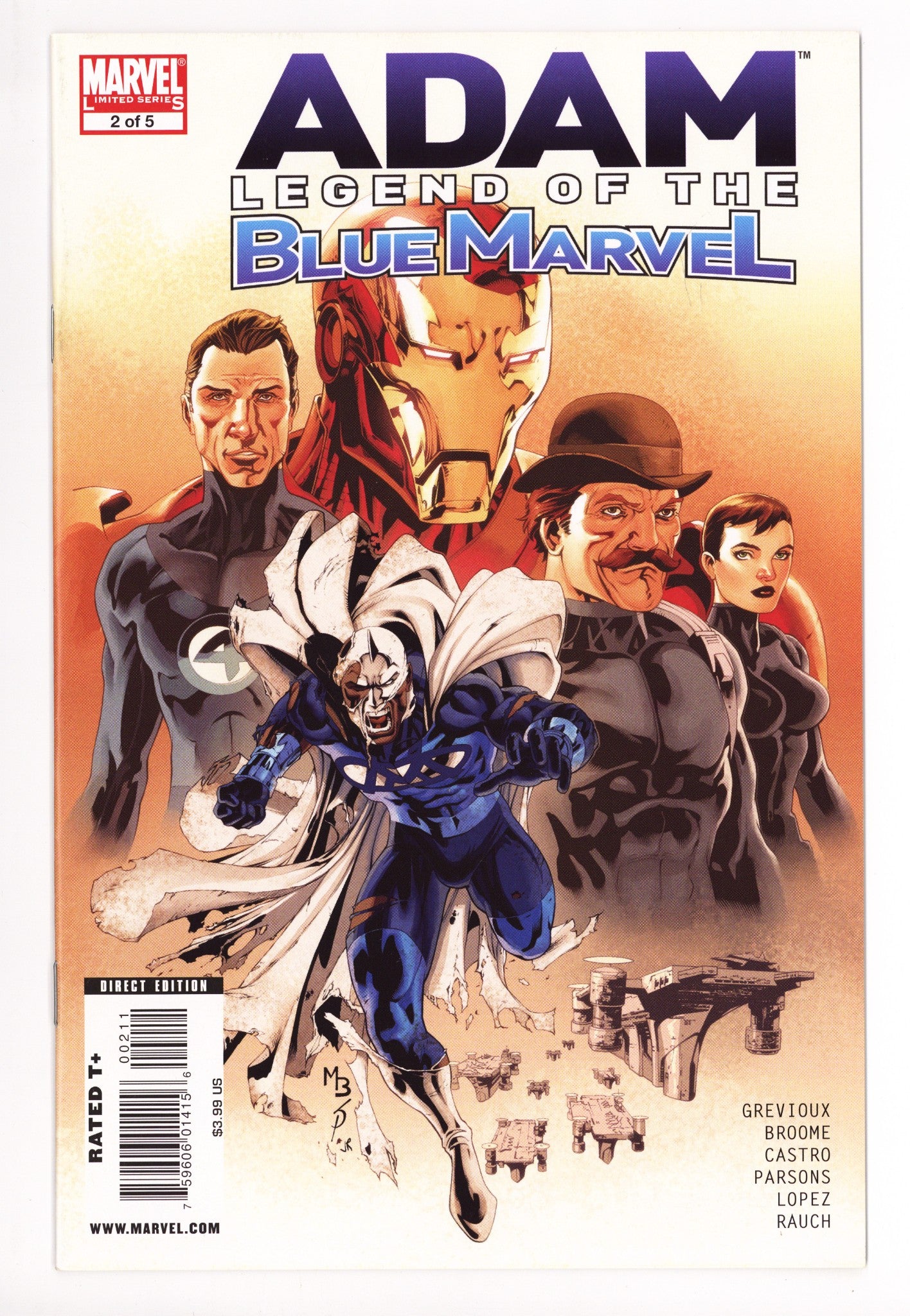 Adam: Legend of the Blue Marvel 2 VF/NM (9.0) (2009) 