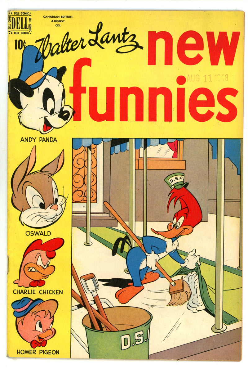 Walter Lantz New Funnies 138 VF (8.0) (1948) Canadian Edition 