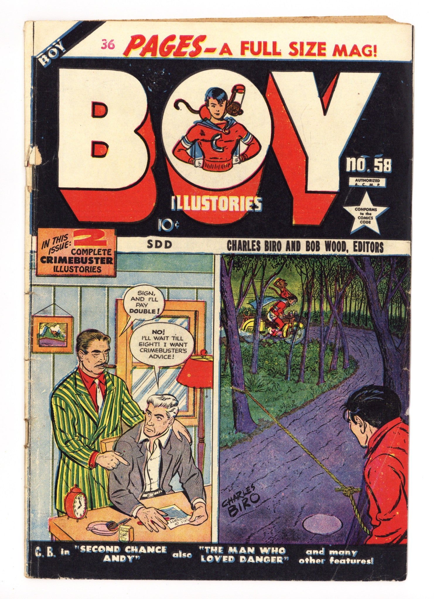Boy Comics [Boy Illustories] 58 VG- (3.5) (1950) Canadian Edition 