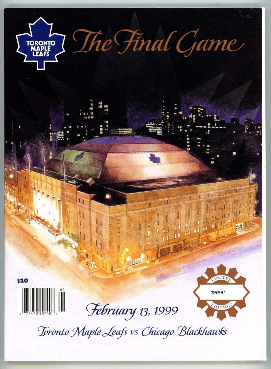 The Final Game - Toronto Maple Leafs vs Chicago Blackhawks  [nn]  High Grade  (1999)  