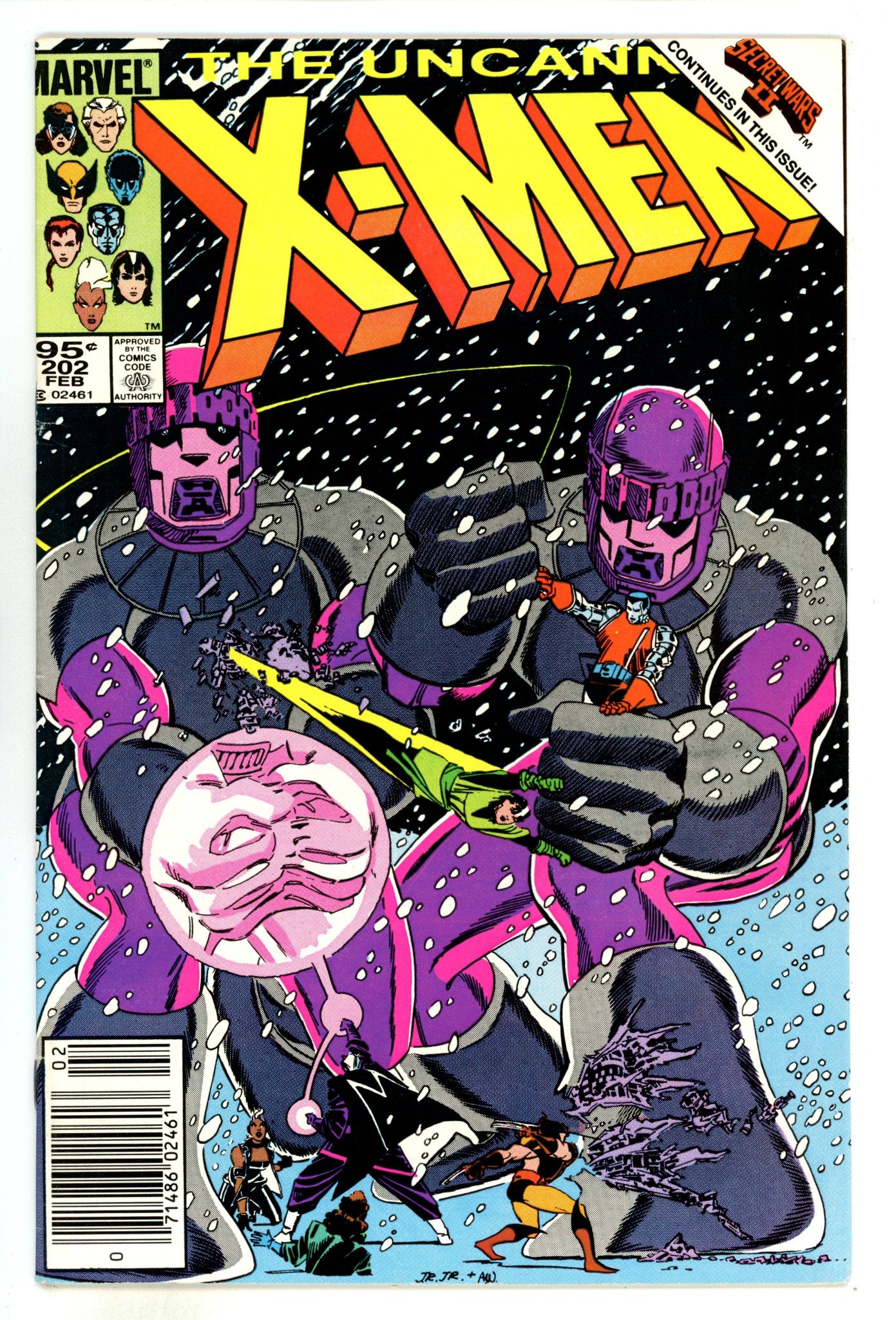 The Uncanny X-Men Vol 1 202  VG/FN (5.0)  (1986)  Canadian Price Variant  