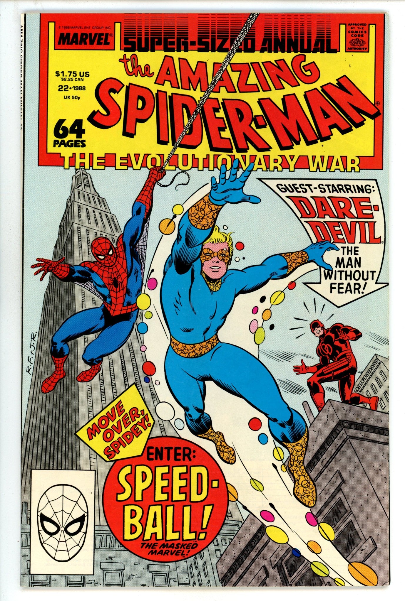 The Amazing Spider-Man Annual Vol 1 22 VF (8.0) (1988) 
