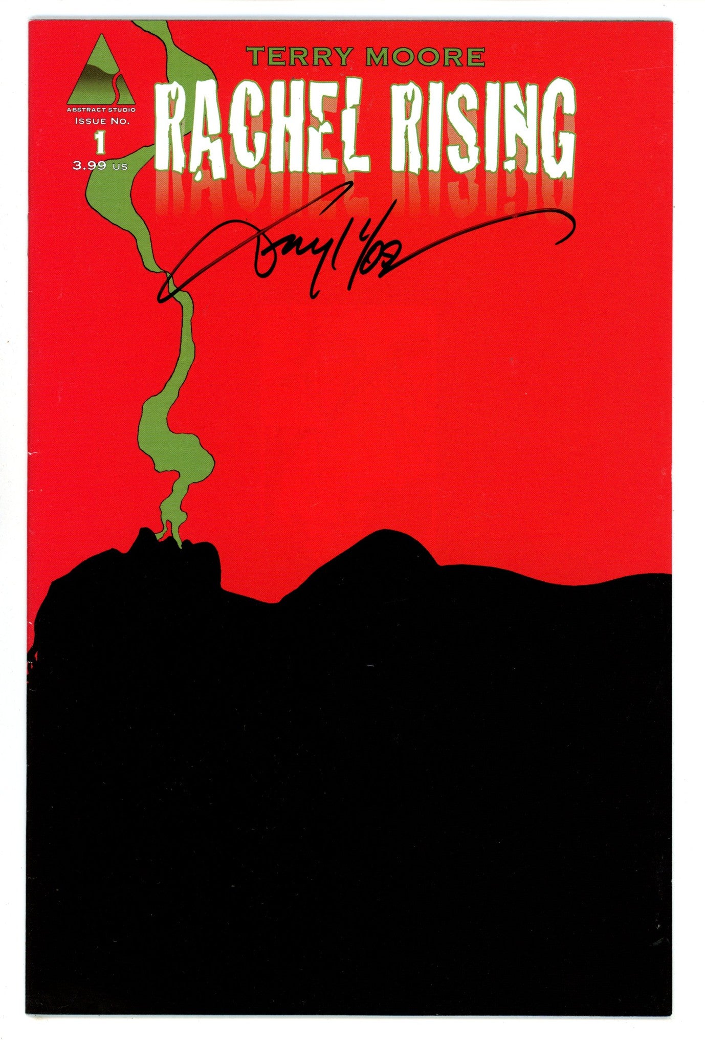 Rachel Rising 1 VF- (7.5) (2011) 2nd Print Signed x1 Cover Terry Moore 