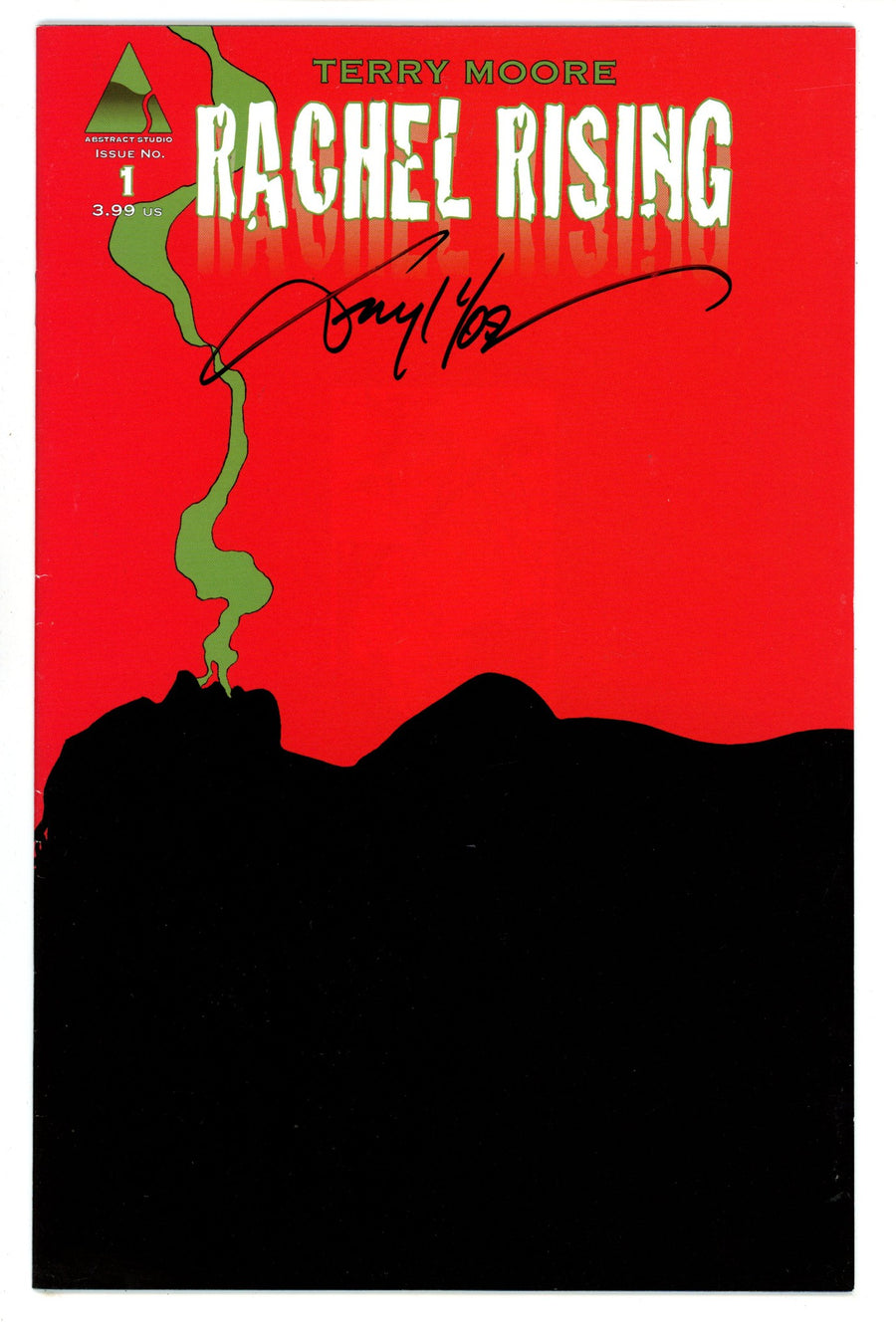 Rachel Rising 1 VF- (7.5) (2011) 2nd Print Signed x1 Cover Terry Moore 