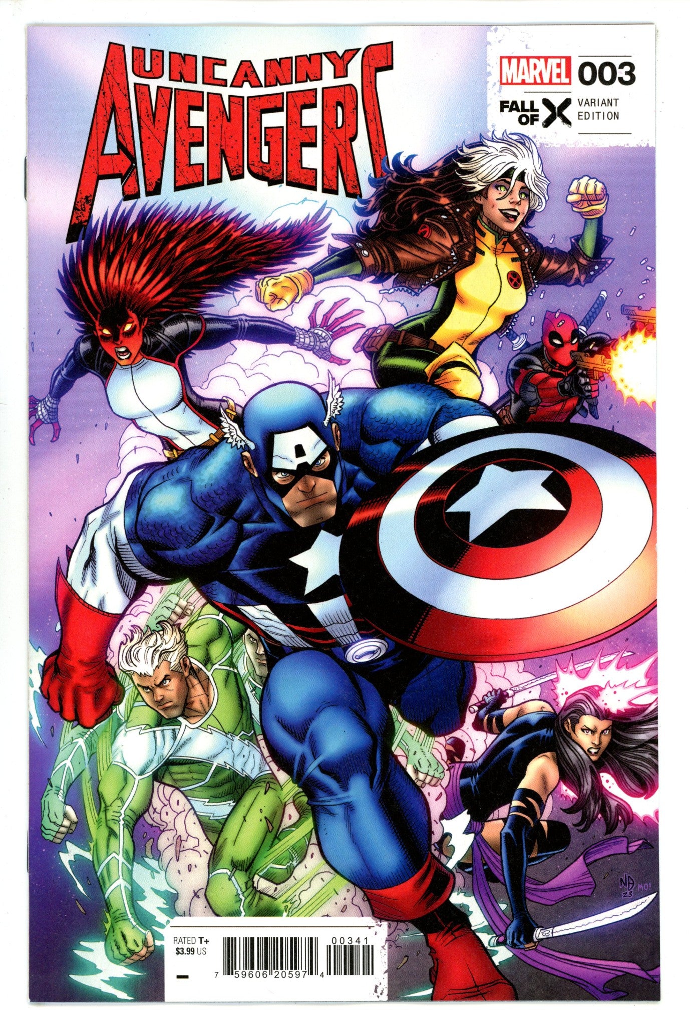 Uncanny Avengers Vol 4 3 Bradshaw Variant (2023)