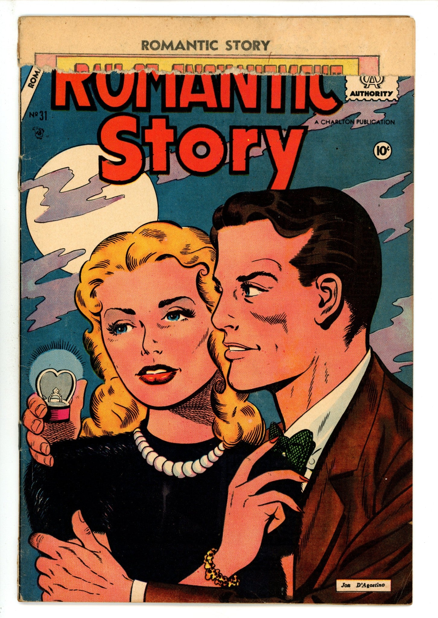 Romantic Story 31 VG (4.0) App, Remainder Copy (1956) 