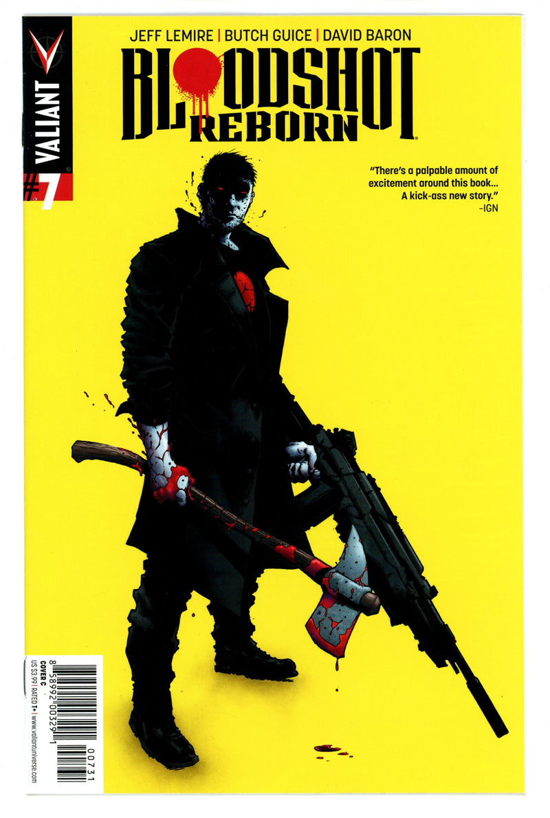 Bloodshot Reborn 7 High Grade (2015) Hairsine Variant 