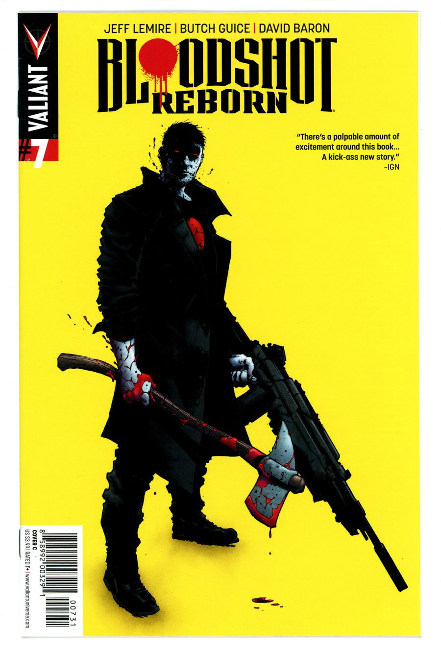 Bloodshot Reborn 7 High Grade (2015) Hairsine Variant 