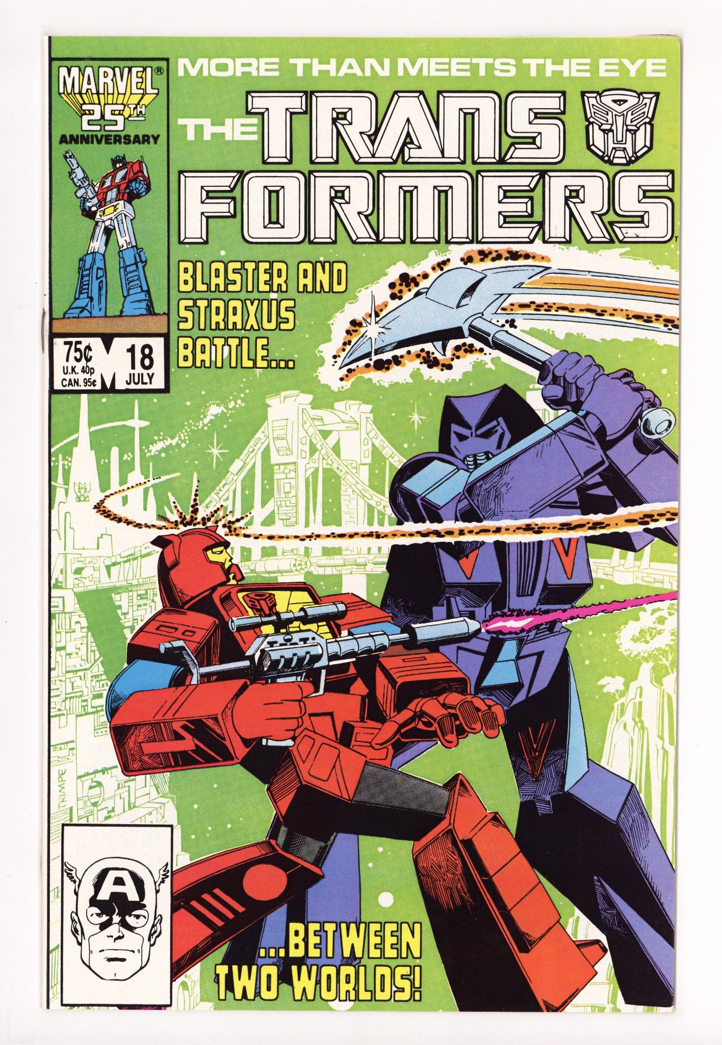 The Transformers 18 NM- (9.2) (1986) 