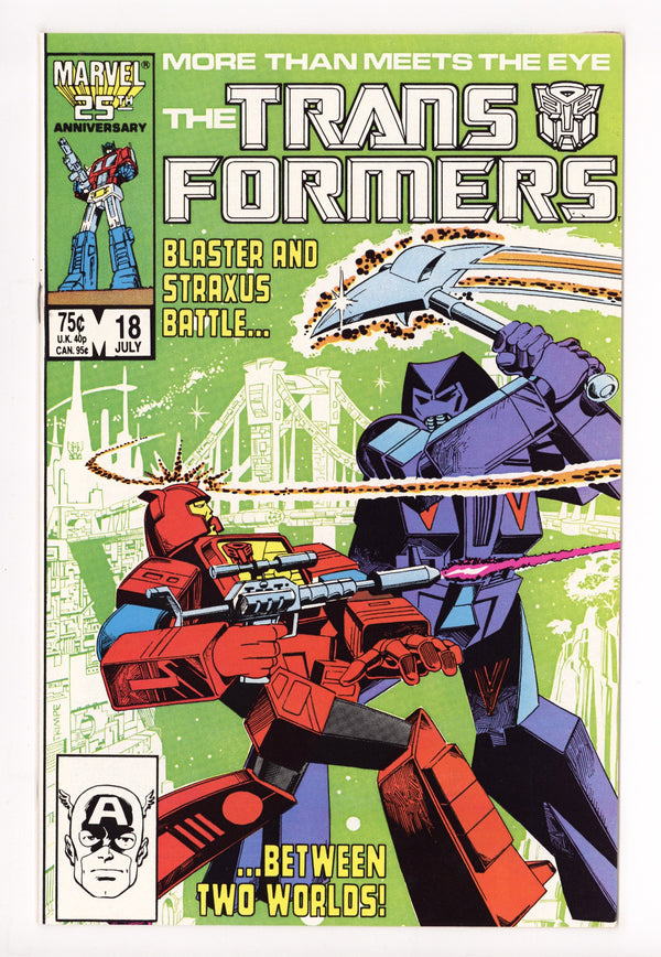 The Transformers 18 NM- (9.2) (1986)